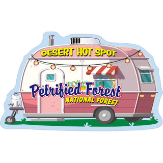 Petrified Forest National Park   Desert Hot spot Trailer Sticker