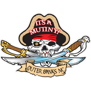 Outer Banks Its A Mutiny Sticker
