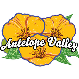 Antelope Valley 3 Poppies Sticker
