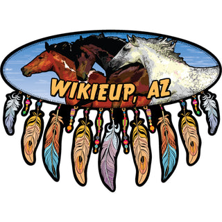 Wikieup AZ Horse Dreamcatcher Sticker