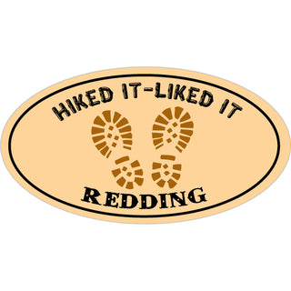 OK4 Redding Hiked it Liked it Sticker