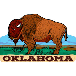 Oklahoma   Bison Sticker