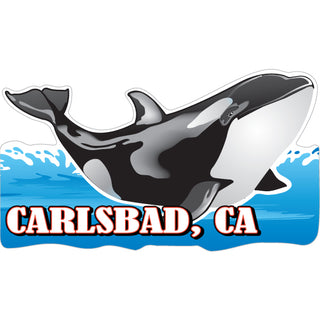 Carlsbad  CA Orca Sticker