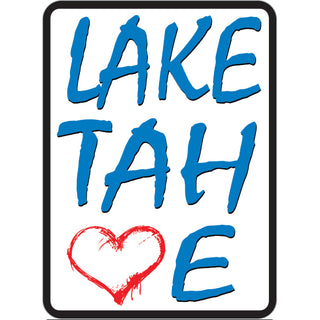 OK4 Lake Tahoe Tah Heart E Sticker