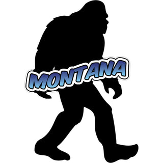 OK4 Montana Bigfoot Silhouette Sticker