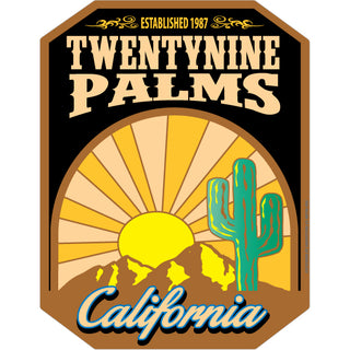 Twentynine Palms  California   Desert Sunrise Sticker