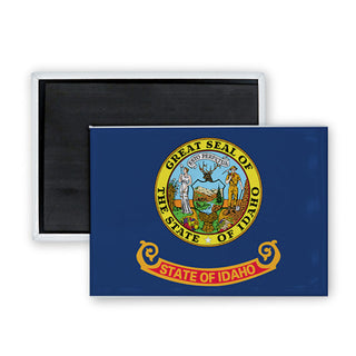 Idaho State Flag Rectangle Badge Magnet