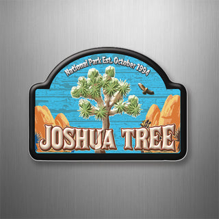 Joshua Tree   Desert Welcome Sign 3D Magnet