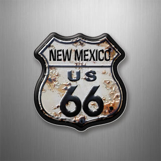 New Mexico Rusty Shield 3D Magnet