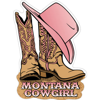 Montana Cowgirl Boots Sticker