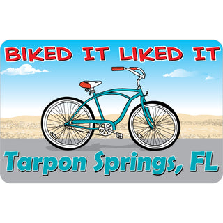 OK4 Tarpon Springs Florida Biked It Liked It Sticker