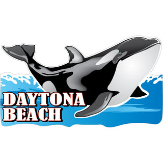 OK4 Daytona Beach Orca Sticker