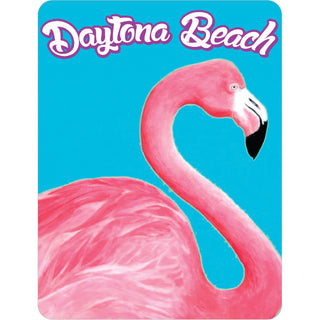 OK4 Daytona Beach Flamingo Vertical Sticker