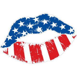 OK4 PATRIOTIC KISS (01313) Sticker