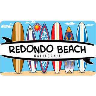 Redondo Beach SIX SURFBOARDS Sticker