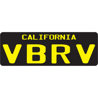 CORODADO CA LICENSE PLATE MINI BUMPER Sticker