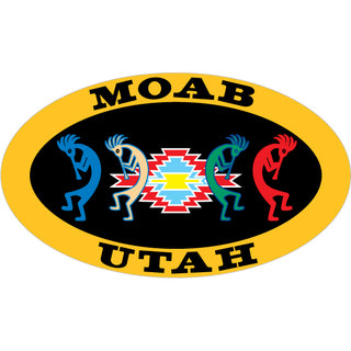 Moab 4 Kokopellis (0425 00002 14) Sticker