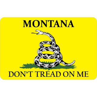Montana   Tread On Me Snake Sticker