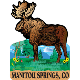 OK3 Manitou Springs CO Moose Sticker