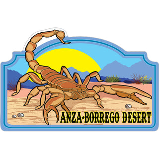 Anza Barrego Desert   Desert Southwest Scorpion   Copy Sticker