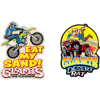 Glamis   Eat My Sand & Desert Rat Sticker