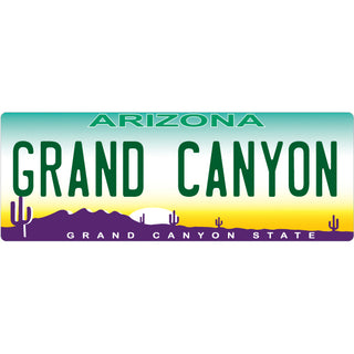 Grand Canyon   Arizona License Plate Sticker