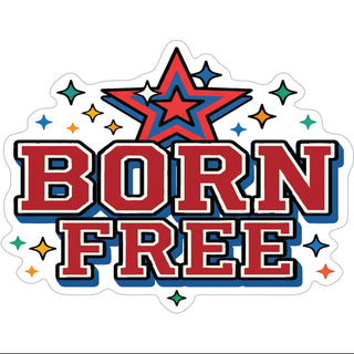 BORN FREE Sticker