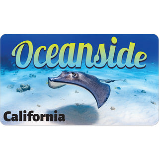 OK4 Oceanside California Stingray Photo Sticker