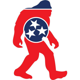 Tennessee Flag Bigfoot Sticker