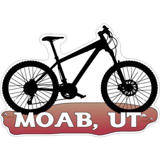 MOAB Utah Mountain Bike Sticker