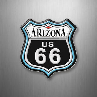 Arizona Route 66 Shield 3D Magnet