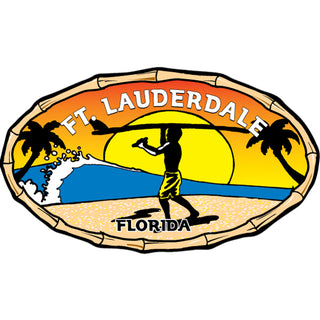 Ft. Lauderdale Endless Summer OVal Sticker