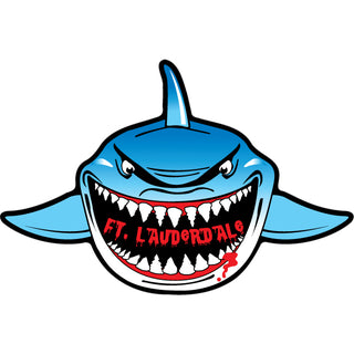 Ft lauderdale  Fl Shark Front View Sticker