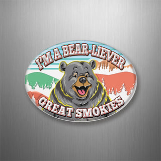 GREAT SMOKIES IM A BEAR LIEVER 3D Magnet