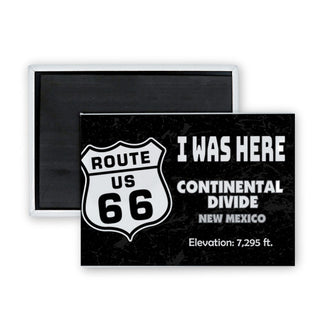 Continental Divide  New Mexico   I Was Here Divide Rectangle Badge Magnet
