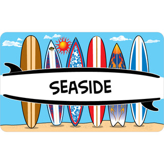 OK4 Seaside  6 Surfboards Sticker