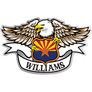 Williams AZ Eagle with Shield Sticker