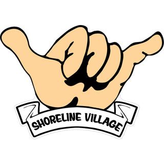 Hang Loose Hand   Shoreline Village Hang Loose Hand Sticker