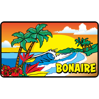 Bonaire   Beach & Palms Sticker