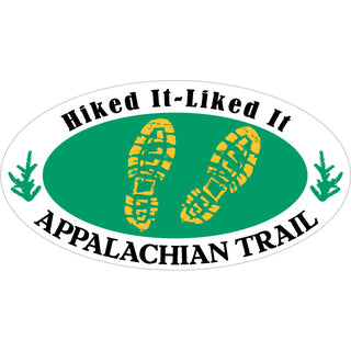 Appalachain Trail Hiked It Green Sticker
