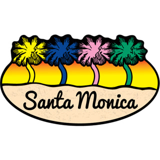 Santa Monica Four Palms Sticker