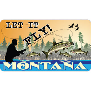 Montana   Let It Fly Sticker