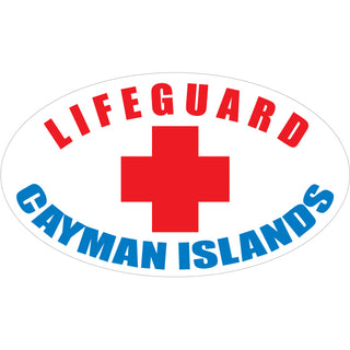 Cayman Islands B.W.I Beach Lifeguard Sticker