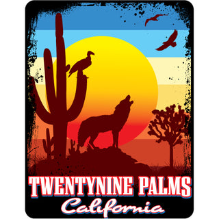 98861 Twentynine Palms Desert Animals Sticker