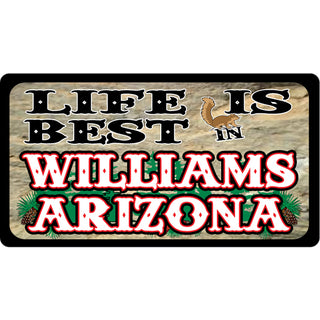 Williams AZ  LIFE IS BEST IN Sticker