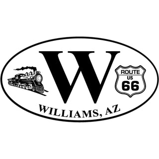 Williams W Euro Oval Sticker