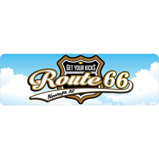 Navajo AZ Route 66 Tail and Shield Sticker