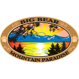 Big Bear Elevation 6759 Oval Sticker