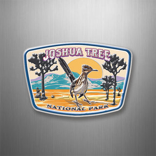Joshua Tree National Park   Desert Roadrunner Front View 3D Magnet