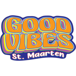 ST MAARTEN GOOD VIBES Sticker